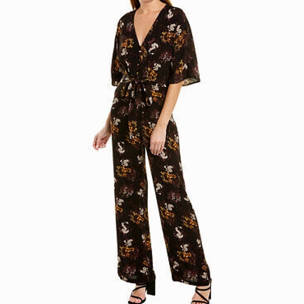 Knot Sisters floral boutique jumpsuit Sz. L (new!)